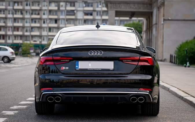 Audi S5 cena 169000 przebieg: 105000, rok produkcji 2018 z Warszawa małe 106